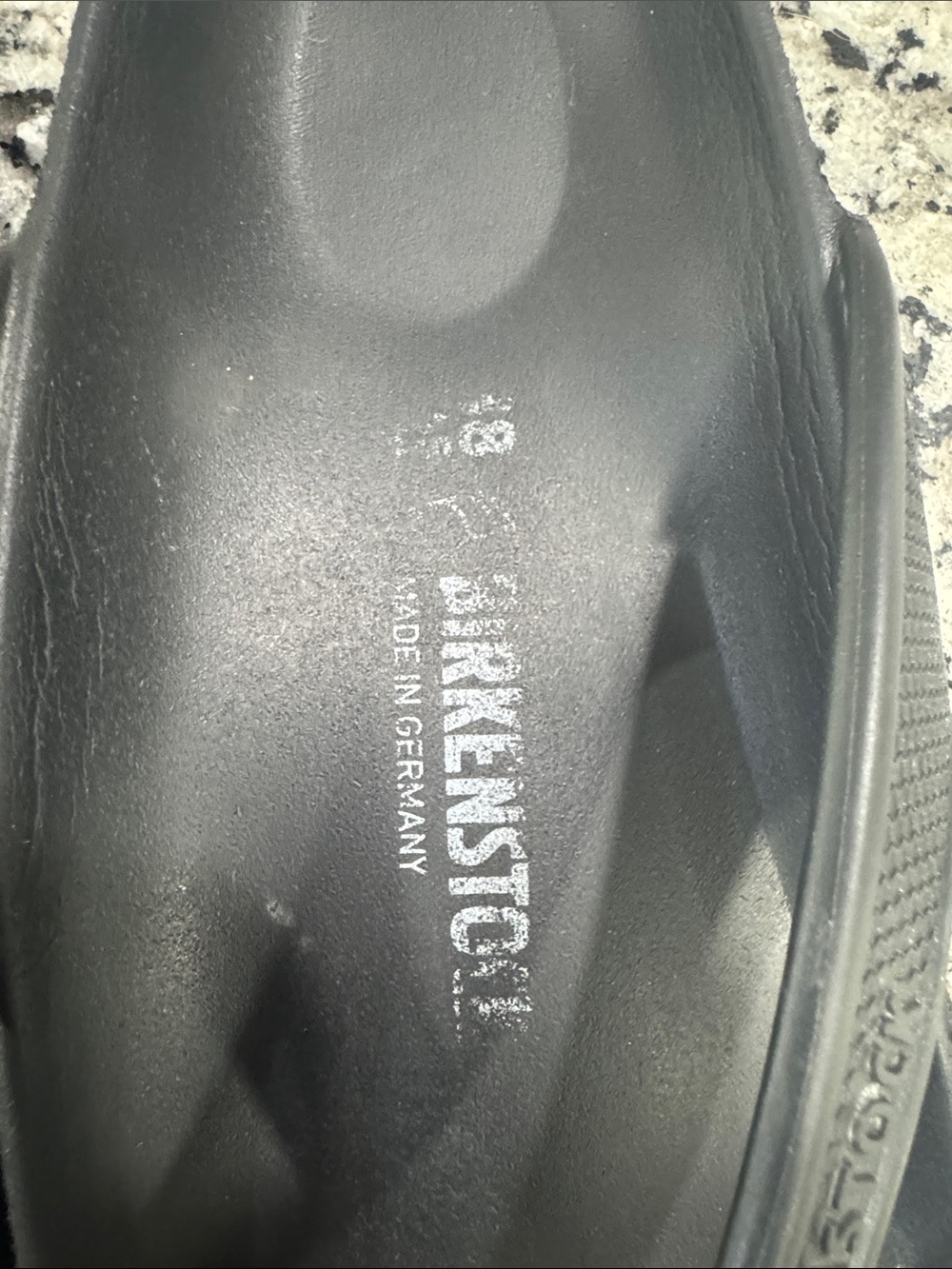 Birkenstock Black Women’s EVA Thong Sandals Size 8 - Picture 7 of 7